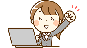 スーツ姿の女性