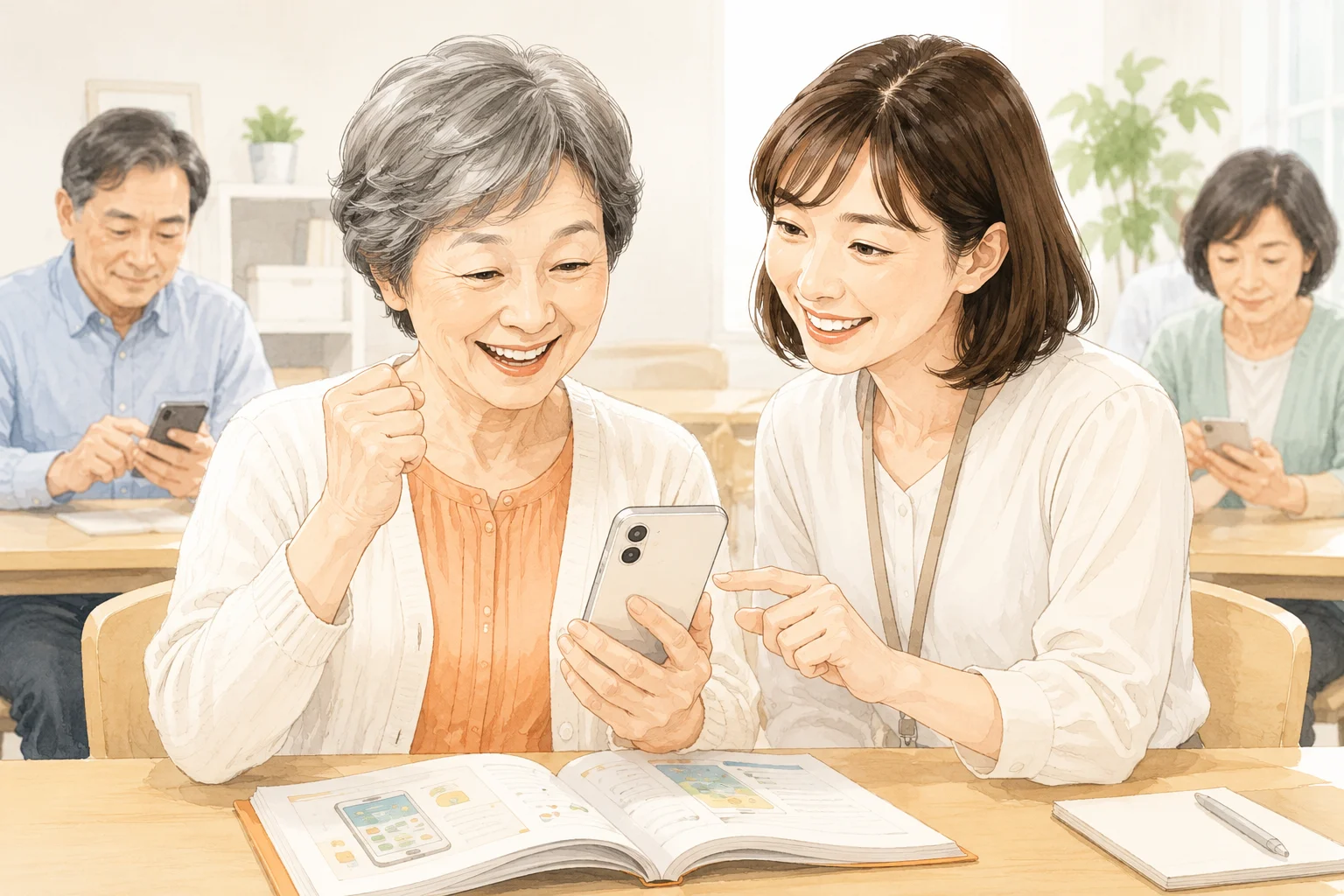 はじめてのスマホ